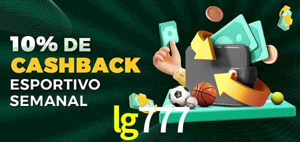 10% de bônus de cashback na lg777