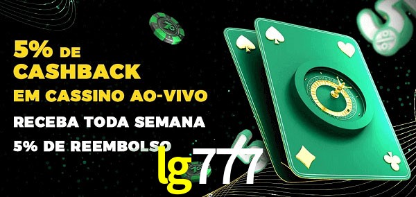 Promoções do cassino ao Vivo lg777